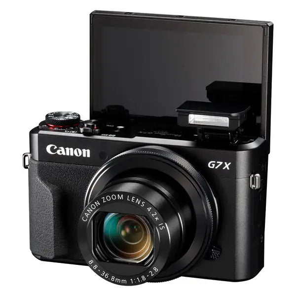 Canon PowerShot G7X Mark II Compact Camera - Black – Camera's Connect Canon PowerShot G7X Mark II Compact Camera - Black – Camera's Connect